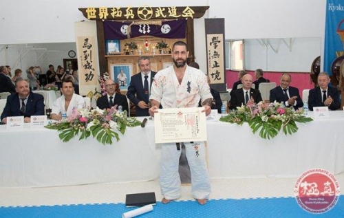 Imagen de Shihan Daniel Sanchez has successfully passed hyakunin kumite test (100 fights)